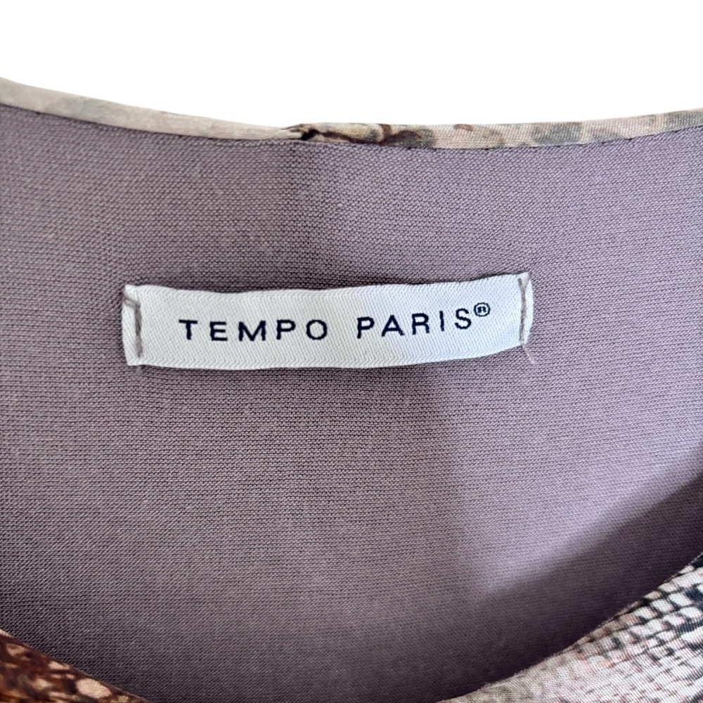 Tempo Paris Made In Italy Sheer Boho Top - Picture 4 of 7
